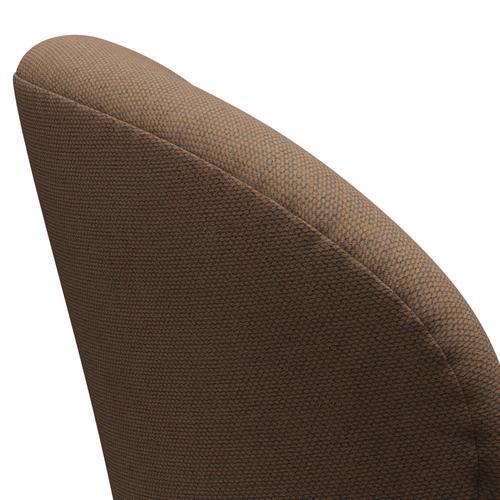 [product_category]-Fritz Hansen Swan Lounge Chair, Silver Grey/Re Wool Brown/Natural-Fritz Hansen-3320-REW378-SGBASE-FRI-5