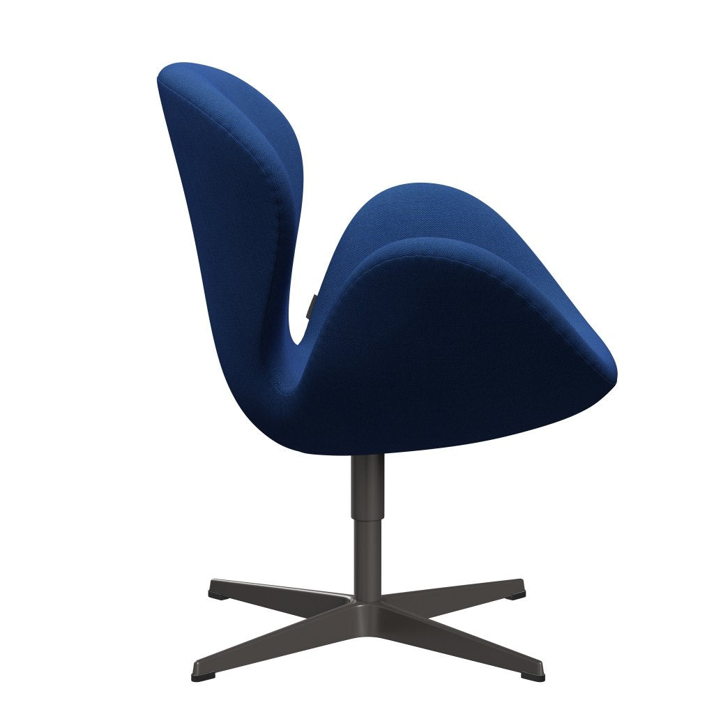 [product_category]-Fritz Hansen Swan Lounge Chair, Warm Graphite/Steelcut Trio Cobalt Blue-Fritz Hansen-3320-STR746-WGBASE-FRI-3