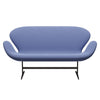 Fritz Hansen Swan Sofa 2 Seater, Brown Bronze/Capture Light Blue (4901)