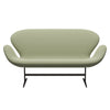 Fritz Hansen Swan Sofa 2 Seater, Brown Bronze/Capture Soft Green