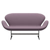 Fritz Hansen Swan Sofa 2 Seater, Brown Bronze/Capture Violet/Brown