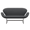 Fritz Hansen Swan Sofa 2 Seater, Brown Bronze/Christianshavn Grey Uni