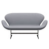 Fritz Hansen Swan Sofa 2 Seater, Brown Bronze/Christianshavn Light Grey Uni