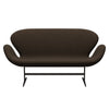 Fritz Hansen Swan™ Sofa 2 Seater, Brown Bronze/Comfort Beige/Sand