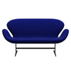 Fritz Hansen Swan™ Sofa 2 Seater, Brown Bronze/Comfort Blue (66008)