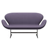 Fritz Hansen Swan™ Sofa 2 Seater, Brown Bronze/Comfort Violet