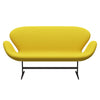 Fritz Hansen Swan™ Sofa 2 Seater, Brown Bronze/Comfort Yellow (62003)