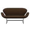 Fritz Hansen Swan Sofa 2 Seater, Brown Bronze/Diablo Chestnut