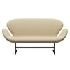 Fritz Hansen Swan™ Sofa 2 Seater, Brown Bronze/Diablo Ivory