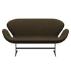 Fritz Hansen Swan Sofa 2 Seater, Brown Bronze/Divina Brown (984)