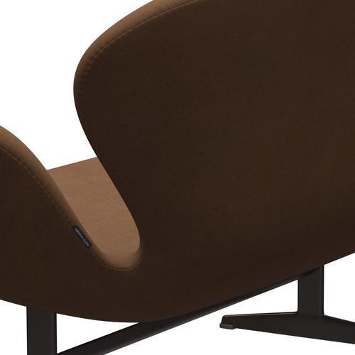 [product_category]-Fritz Hansen Swan Sofa 2 Seater, Brown Bronze/Divina Light Brown-Fritz Hansen-3321-DIV334-BBBASE-FRI-5