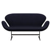 Fritz Hansen Swan Sofa 2 Seater, Brown Bronze/Divina Md Navy Dark