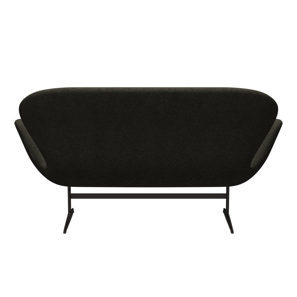 [product_category]-Fritz Hansen Swan Sofa 2 Seater, Brown Bronze/Divina Melange Grey Brown-Fritz Hansen-3321-DIM277-BBBASE-FRI-4