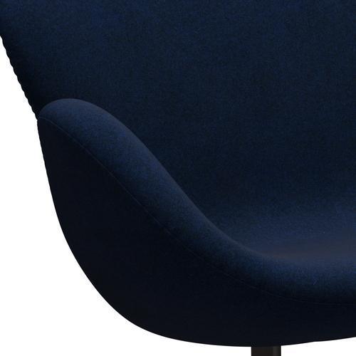 [product_category]-Fritz Hansen Swan Sofa 2 Seater, Brown Bronze/Divina Melange Navy Dark-Fritz Hansen-3321-DIM777-BBBASE-FRI-7