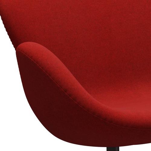 [product_category]-Fritz Hansen Swan Sofa 2 Seater, Brown Bronze/Divina Melange Red-Fritz Hansen-3321-DIM557-BBBASE-FRI-7