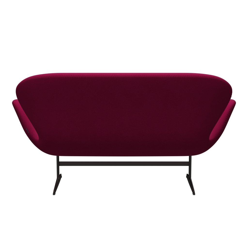 [product_category]-Fritz Hansen Swan Sofa 2 Seater, Brown Bronze/Divina Pink Dark-Fritz Hansen-3321-DIV662-BBBASE-FRI-4