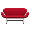 Fritz Hansen Swan Sofa 2 Seater, Brown Bronze/Divina Pink