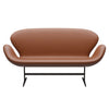 Fritz Hansen Swan Sofa 2 Seater, Brown Bronze/Essential Walnut