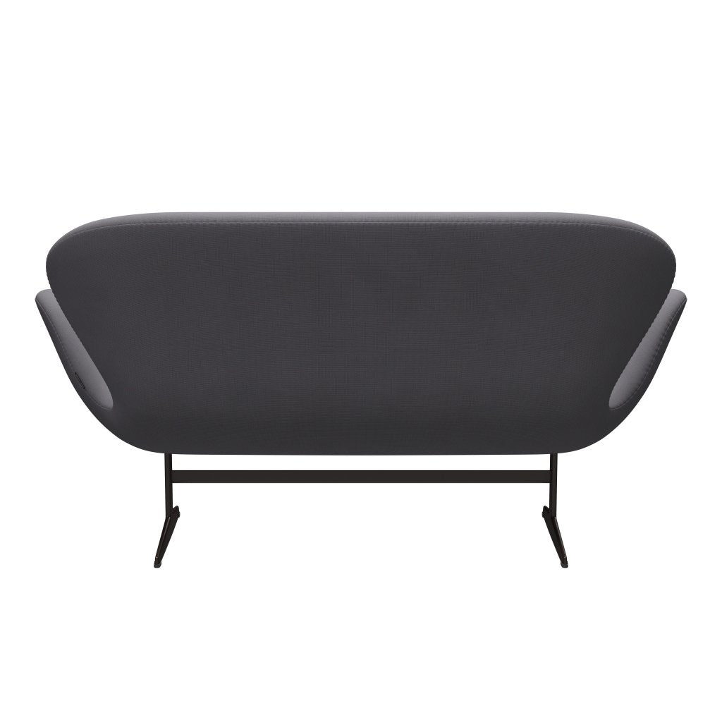 [product_category]-Fritz Hansen Swan Sofa 2 Seater, Brown Bronze/Fame Grey (60078)-Fritz Hansen-3321-F60078-BBBASE-FRI-4