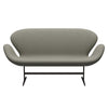 Fritz Hansen Swan Sofa 2 Seater, Brown Bronze/Fame Grey (61136)