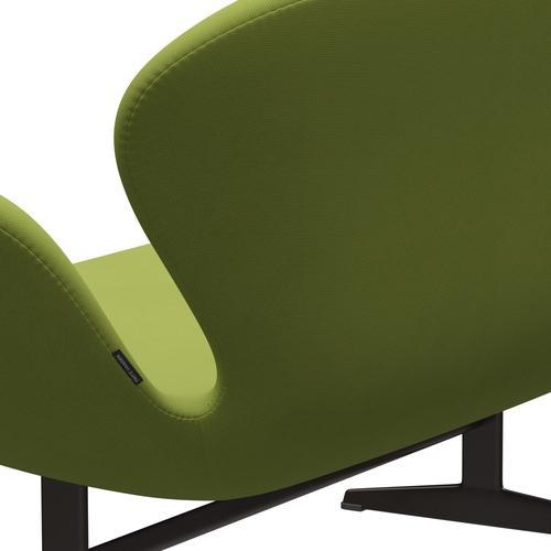 [product_category]-Fritz Hansen Swan Sofa 2 Seater, Brown Bronze/Fame Light Grass Green-Fritz Hansen-3321-F68145-BBBASE-FRI-5