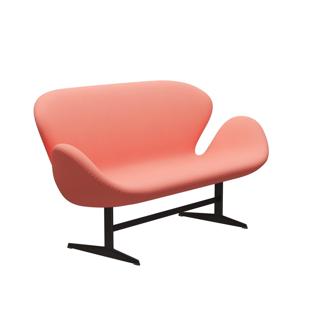 Fritz Hansen Svanesofa 2-Personers, Brown Bronze/Fame Lys Pink