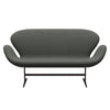 Fritz Hansen Swan™ Sofa 2 Seater, Brown Bronze/Fiord Brown/Grey