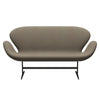 Fritz Hansen Swan™ Sofa 2 Seater, Brown Bronze/Fiord Brown/Stone