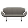 Fritz Hansen Swan™ Sofa 2 Seater, Brown Bronze/Fiord Grey/Stone