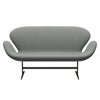 Fritz Hansen Swan™ Sofa 2 Seater, Brown Bronze/Fiord Medium Grey