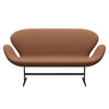Fritz Hansen Swan™ Sofa 2 Seater, Brown Bronze/Fiord Peach