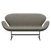 Fritz Hansen Swan Sofa 2 Seater, Brown Bronze/Hallingdal Beige