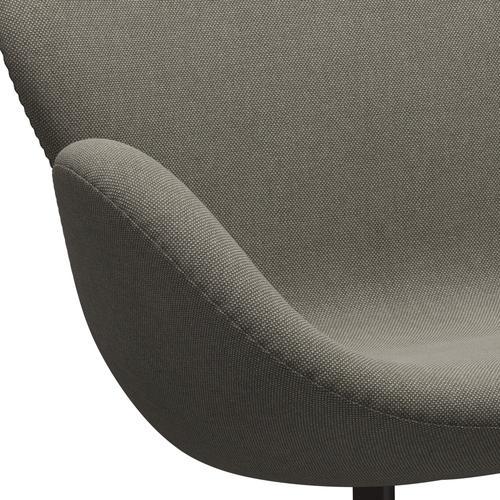 [product_category]-Fritz Hansen Swan Sofa 2 Seater, Brown Bronze/Hallingdal Beige-Fritz Hansen-3321-HAL123-BBBASE-FRI-7