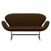 Fritz Hansen Swan Sofa 2 Seater, Brown Bronze/Hallingdal Brown