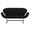 Fritz Hansen Swan Sofa 2 Seater, Brown Bronze/Hallingdal Charcoal