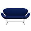 Fritz Hansen Swan Sofa 2 Seater, Brown Bronze/Hallingdal Sea Blue