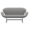 Fritz Hansen Swan Sofa 2 Seater, Brown Bronze/Re Wool Wool White/Natural