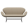 Fritz Hansen Swan Sofa 2 Seater, Brown Bronze/Steelcut Beige