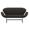 Fritz Hansen Swan Sofa 2 Seater, Brown Bronze/Steelcut Brown