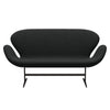 Fritz Hansen Swan Sofa 2 Seater, Brown Bronze/Steelcut Dark Brown (380)