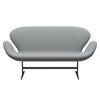 Fritz Hansen Swan Sofa 2 Seater, Brown Bronze/Steelcut Trio Beige