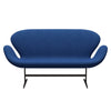 Fritz Hansen Swan Sofa 2 Seater, Brown Bronze/Steelcut Trio Cobalt Blue