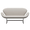 Fritz Hansen Swan Sofa 2 Seater, Brown Bronze/Steelcut Wool White