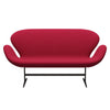 Fritz Hansen Swan Sofa 2 Seater, Brown Bronze/Tonus Cherry