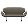 Fritz Hansen Swan Sofa 2 Seater, Brown Bronze/Tonus Dusty Brown