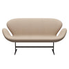 Fritz Hansen Svanesofa 2-Personers, Brown Bronze/Tonus Sand