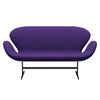 Fritz Hansen Swan Sofa 2 Seater, Brown Bronze/Tonus Violet