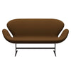 Fritz Hansen Swan Sofa 2 Seater, Brown Bronze/Tonus Warm Brown (364)