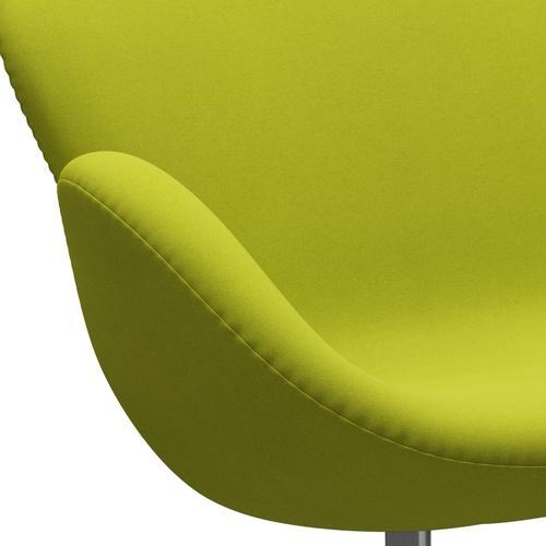 [product_category]-Fritz Hansen Swan Sofa 2 Seater, Satin Brushed Aluminium/Divina Lime-Fritz Hansen-3321-DIV936-SPAL-FRI-7