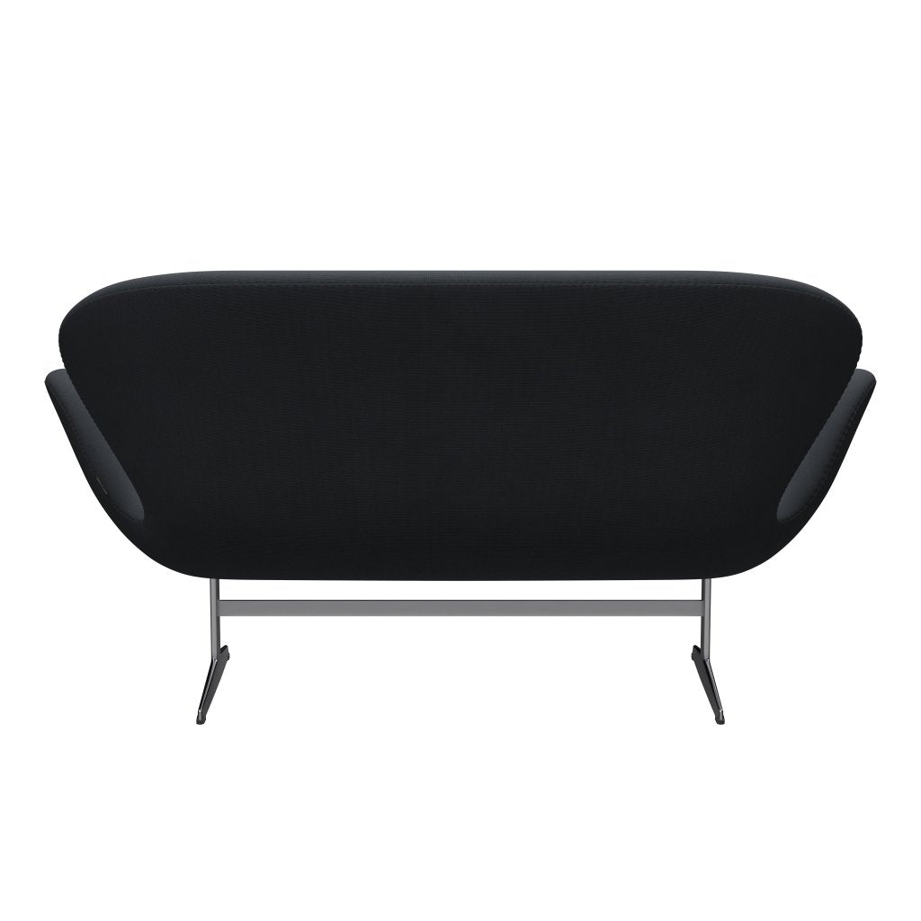 [product_category]-Fritz Hansen Swan Sofa 2 Seater, Satin Brushed Aluminium/Fame Grey (60003)-Fritz Hansen-3321-F60003-SPAL-FRI-4